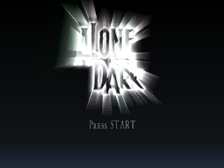 Alone In The Dark The New Nightmare title screen for Playstation